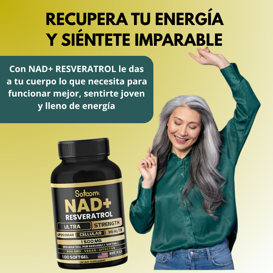 Nad+Resveratrol- Activa tu cuerpo, mente y el brillo a tu piel(2 X S/.135)