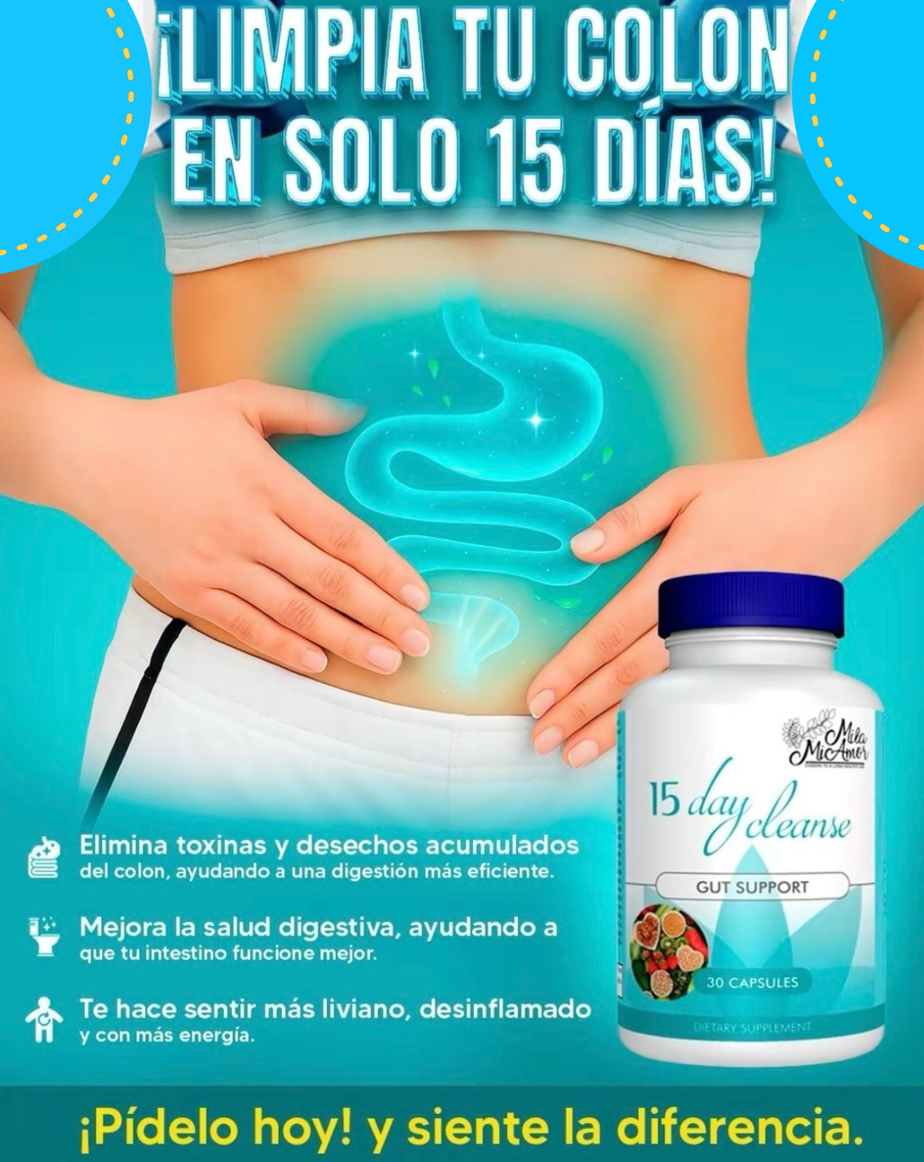 15 Day Cleanse- Desinflama, Desintoxica y Renueva tu Cuerpo