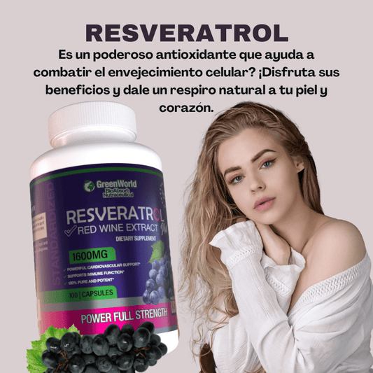 Resveratrol con vino tinto